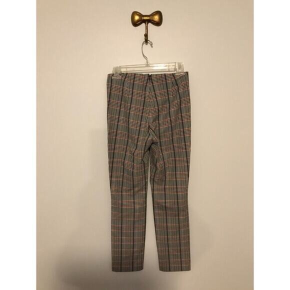 RAG & BONE Simone Checked Skinny Blue Multi Pants - Size 2 - NEW WITH TAG - Picture 2 of 12